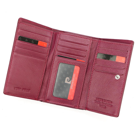 Portfel damski skórzany skóra naturalna Pierre Cardin 