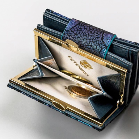 Portfel damski skórzany skóra naturalna  Peterson