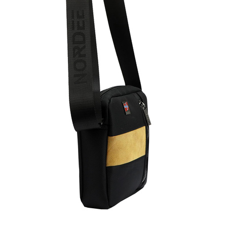Torba saszetka na ramię męska materiałowa Nordee