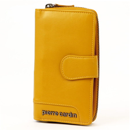 Portfel damski skórzany skóra naturalna Pierre Cardin 