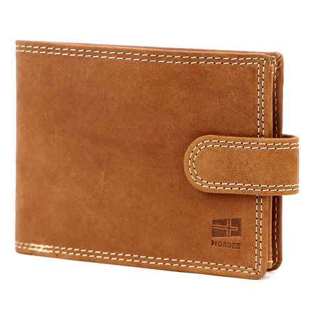 Portfel męski skórzany skóra naturalna Nordee 