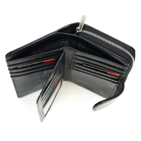 Portfel damski skóra naturalna + skóra ekologiczna Pierre Cardin