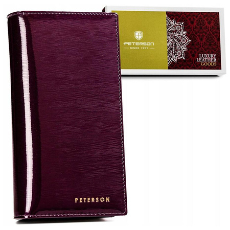 Portfel damski skórzany skóra naturalna  Peterson