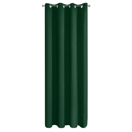 ZASŁONA GOTOWA LOGAN 135 X 250 CM CIEMNOZIELONY