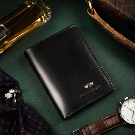 Portfel męski skórzany skóra naturalna Peterson