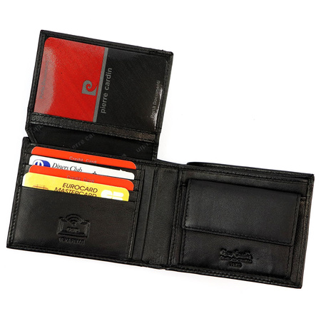 Portfel męski skórzany skóra naturalna Pierre Cardin