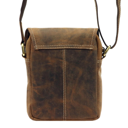 Torba saszetka na ramię męska skórzana skóra naturalna Nordee