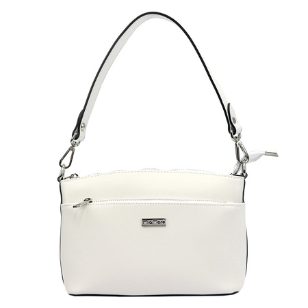 MiaMore torebka listonoszka skóra naturalna czarny