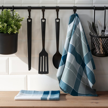 KOMPLET RĘCZNIKÓW KUCHENNYCH MONA 50 X 70 CM NIEBIESKI