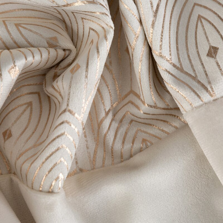 ZASŁONA GOTOWA D91 AGNES 140 X 250 CM KREMOWY