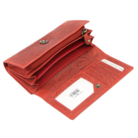 Portfel damski skórzany skóra naturalna Nordee