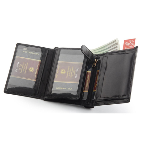 Portfel męski skórzany skóra naturalna  Peterson