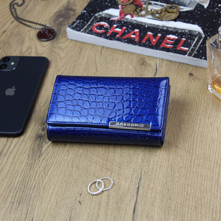 Portfel damski skórzany skóra naturalna Gregorio 