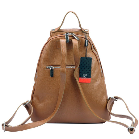 Plecak damski skórzany skóra naturalna Pierre Cardin