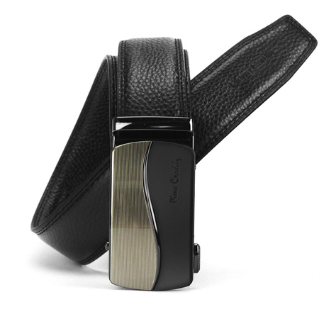 Pierre Cardin pasek czarny - mężczyzna