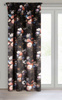 ZASŁONA GOTOWA KAREN NA TAŚMIE 140 X 270 CM CZARNY