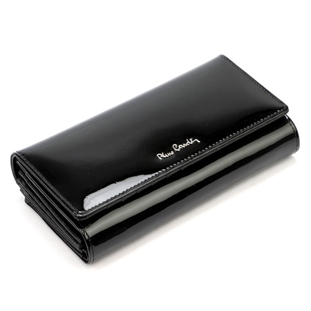 Portfel damski skóra naturalna + skóra ekologiczna Pierre Cardin