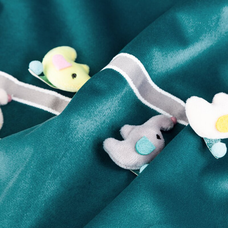 ZASŁONA GOTOWA KIDS 1 140 X 250 CM CIEMNOTURKUSOWY