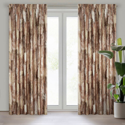 ZASŁONA GOTOWA ELLA NA TAŚMIE 140 X 270 CM CEGLASTY