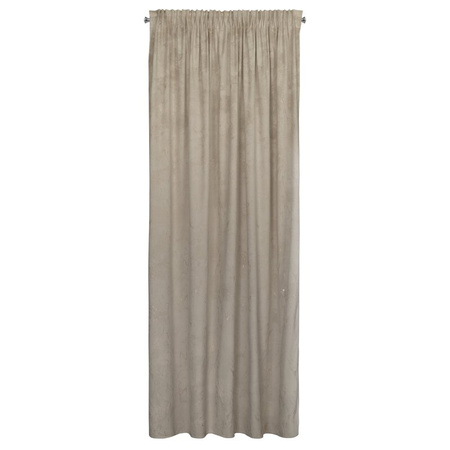 ZASŁONA GOTOWA NADIA NA TAŚMIE 140 X 300 CM BEŻOWY