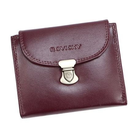 Portfel damski skórzany skóra naturalna Rovicky 