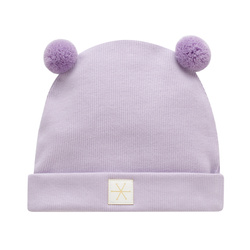 Czapka niemowlęca SCI+POM WINTER 24/25 fioletowy 56/62