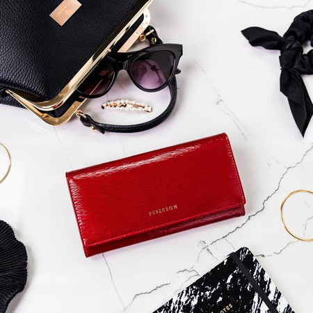 Portfel damski skórzany skóra naturalna  Peterson