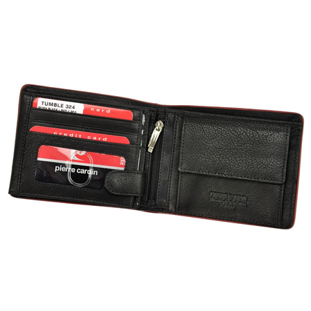 Portfel męski skórzany skóra naturalna Pierre Cardin