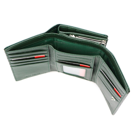 Portfel damski skórzany skóra naturalna Pierre Cardin 