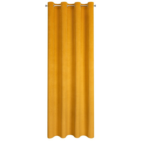 ZASŁONA GOTOWA ELIZA 140 X 250 CM MUSZTARDOWY