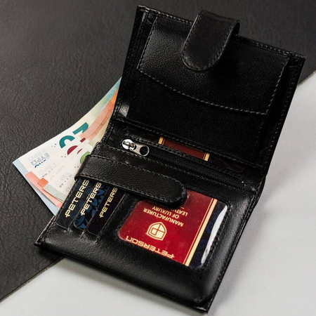 Portfel męski skórzany skóra naturalna  Peterson