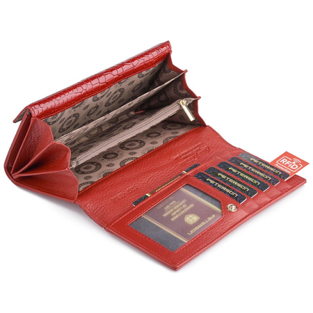 Portfel damski skórzany skóra naturalna  Peterson