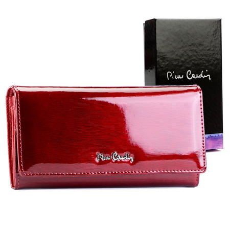 Portfel damski skórzany skóra naturalna Pierre Cardin