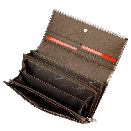Portfel damski skórzany skóra naturalna Pierre Cardin