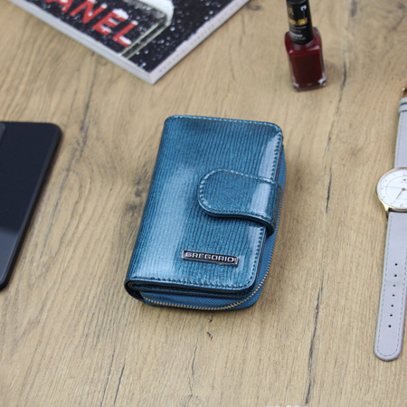 Portfel damski skórzany skóra naturalna Gregorio