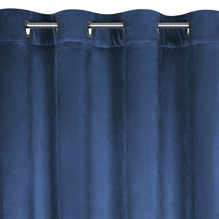 ZASŁONA GOTOWA CARLI 140 X 250 CM GRANATOWY