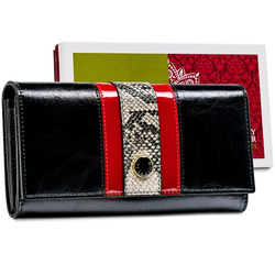 Portfel damski skóra naturalna skórzany Peterson