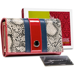 Portfel damski skóra naturalna skórzany Peterson