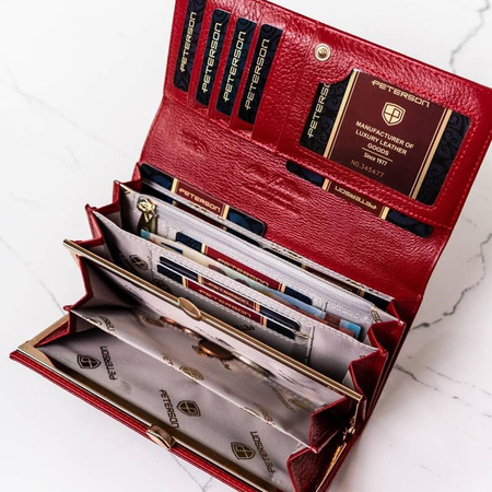 Portfel damski skórzany skóra naturalna  Peterson