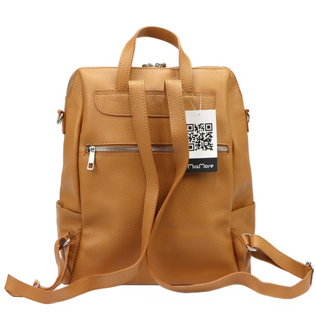 Plecak damski skórzany skóra naturalna MiaMore