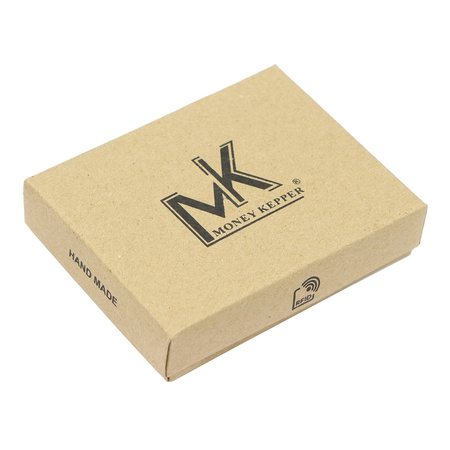 Portfel męski skórzany skóra naturalna Money Kepper