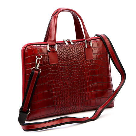 Teczka damska skórzana skóra naturalna Camilla