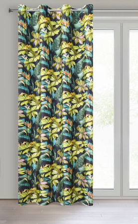 ZASŁONA GOTOWA D91 LIVY 140 X 250 CM CZARNY