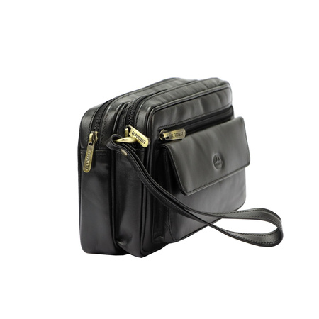 Saszetka męska skórzana skóra naturalna  EL FORREST 