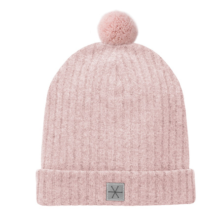 Czapka Dziecięca Zimowa różowy WINTER 24/25 74/80