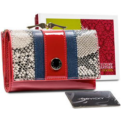 Portfel damski skórzany skóra naturalna  Peterson