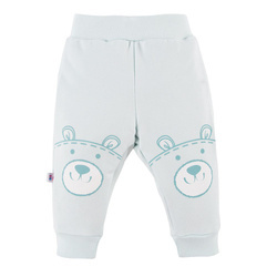 Spodnie niemowlęce dla chłopca dresowe miętowe  Eevi Big Bear