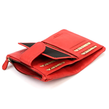 Portfel damski skórzany skóra naturalna Route 66 