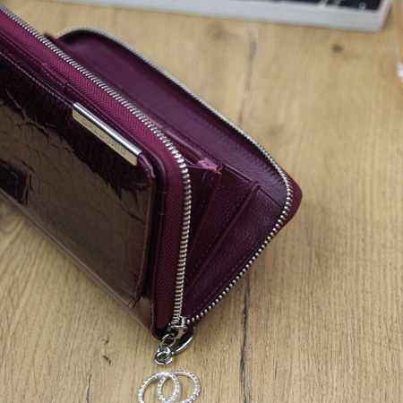 Portfel damski skórzany skóra naturalna Gregorio