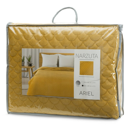 NARZUTA ARIEL 220 X 240 CM MUSZTARDOWY